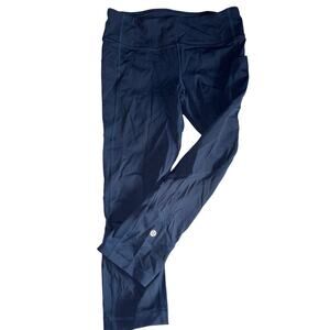 LULULEMON size 8 leggings NAVY